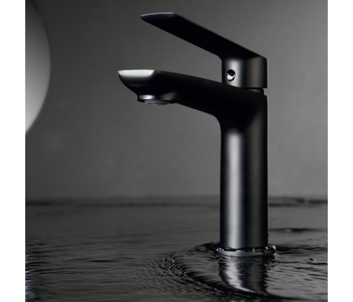 Grifo lavabo alto Luxor negro BDX023-3NG Imex — Decosola