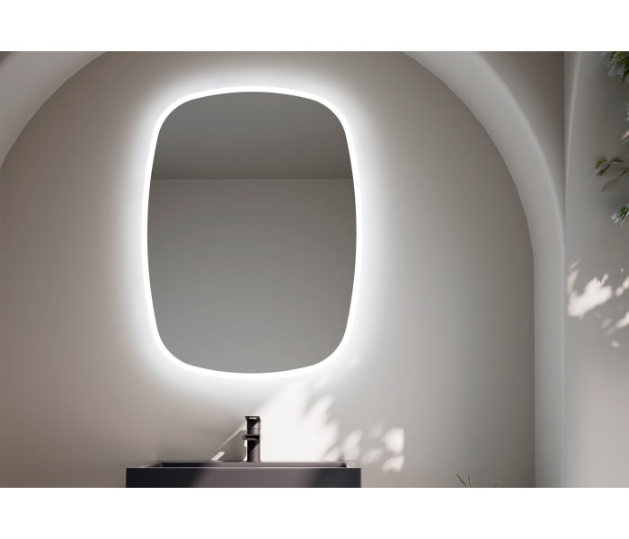 Espejo de baño con luz LED de Bruntec Nilo Ambiente 2