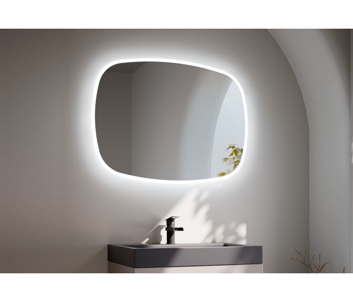 Espejo de baño con luz LED de Bruntec Nilo Principal 0