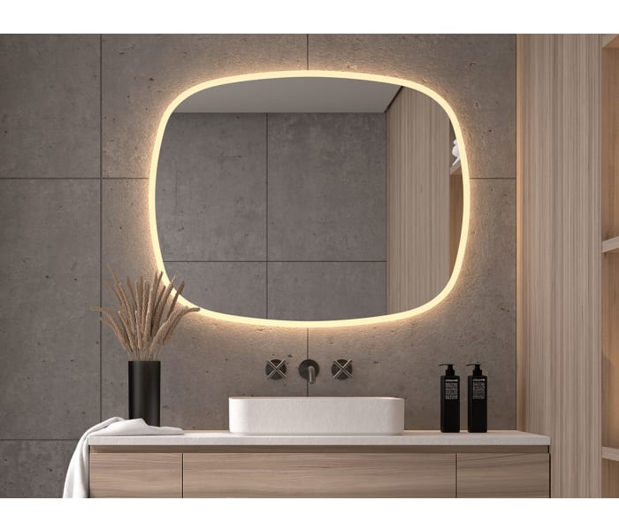 Espejo de baño con luz LED Bruntec Selene Principal 0