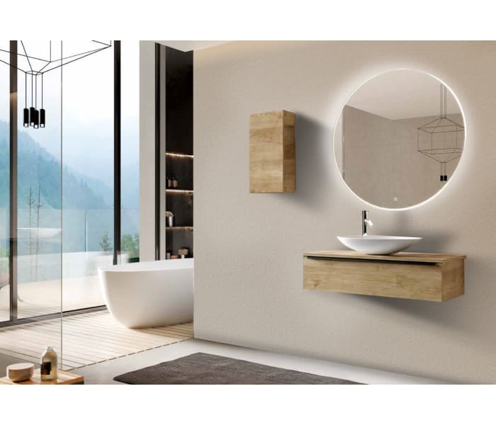 Mueble de baño con encimera de madera Coycama Landes Principal 0