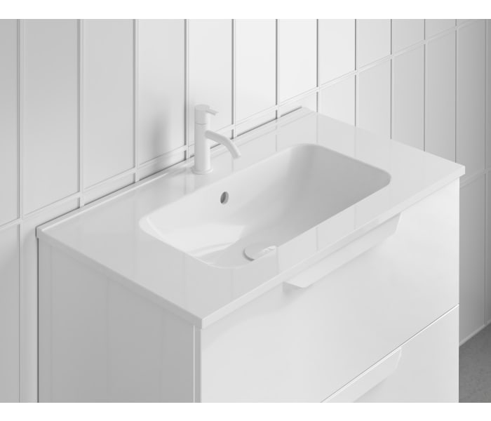 Mueble de baño MODULAR SPIRIT Salgar de 120 cm (90+30) con LAVABO desplazado