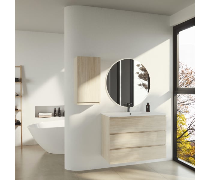 Mueble de baño color madera Bruntec Vilma Principal 3