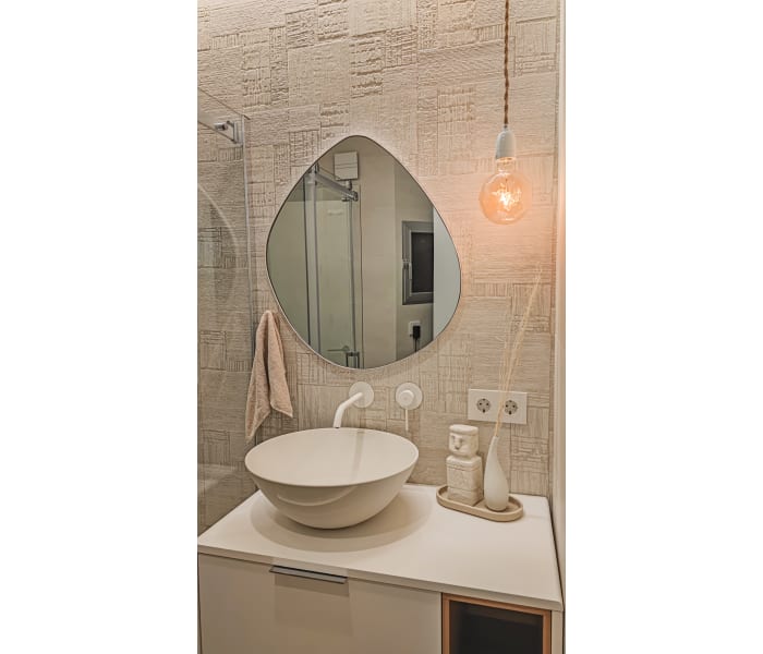 Mueble de baño con encimera de madera Campoaras Vintass Ambiente 5