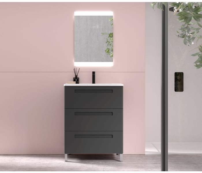 Conjunto mueble de baño de fondo reducido 39 cm Avila Dos Paris Principal 1