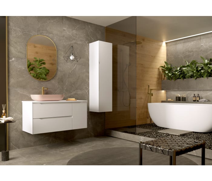 Mueble de baño Coycama Cenit con encimera de solid surface Principal 1