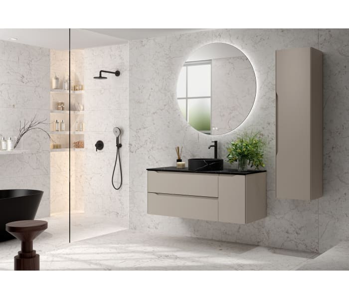 Mueble de baño Coycama Cenit con encimera de solid surface Principal 2