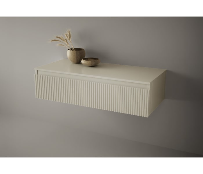 Cajonera con encimera de DMF, madera lacada Bruntec Alpes Principal 1