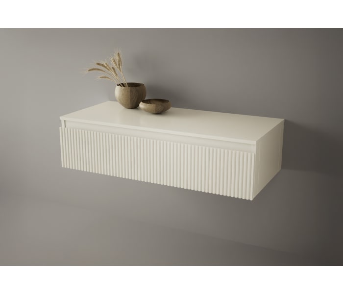 Cajonera con encimera de DMF, madera lacada Bruntec Alpes Principal 0