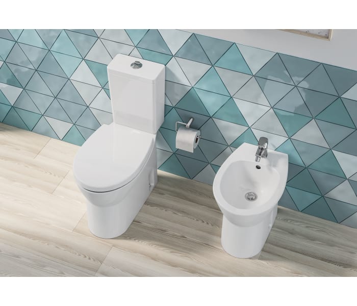 Pack inodoro + bidé Unisan Sanindusa Easy Ambiente 9