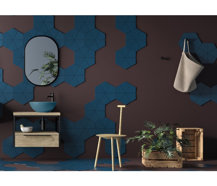 Mueble de baño con encimera Coycama Kirk industrial Ambiente 3