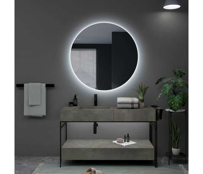 Espejo de baño con luz LED Ledimex Oporto