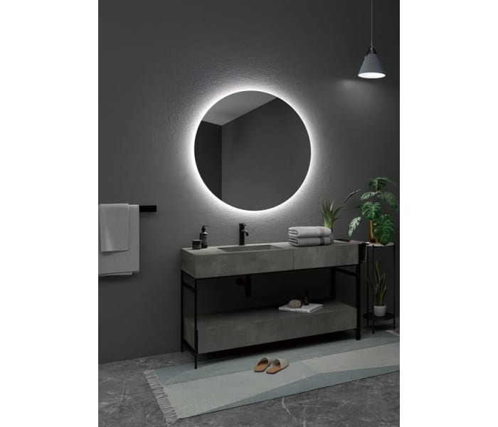 Espejo de baño con luz LED Ledimex Oporto Ambiente 4