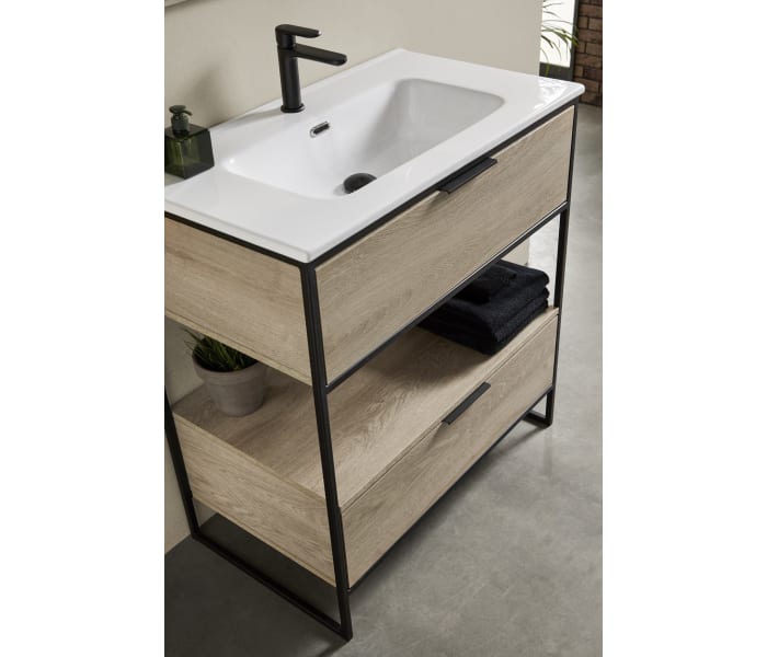 Mueble baño estructura de Sanchis lavabo top 60-100