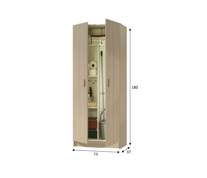 Armario multiusos de baño Bruntec USE Croquis 8