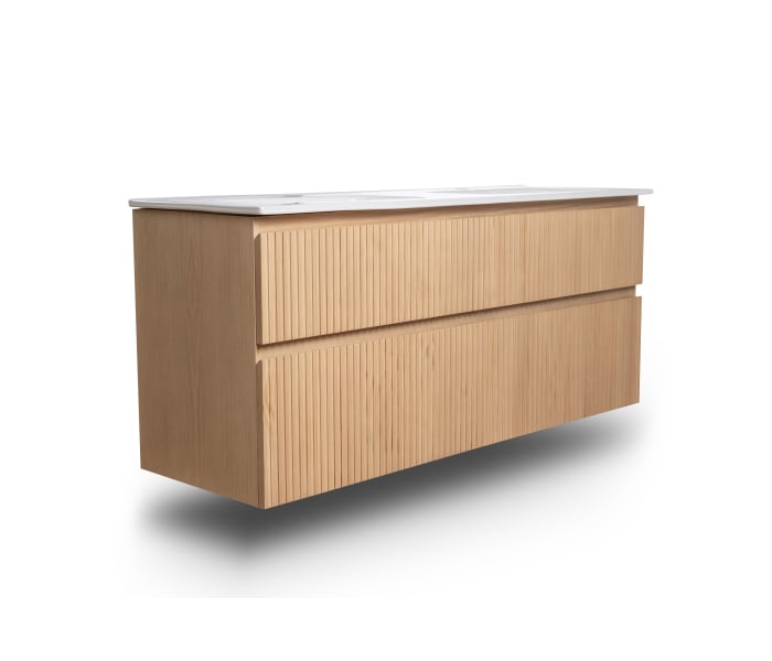 Conjunto de mueble de baño madera maciza palilleria Bruntec Alpes 7 Detalle 2
