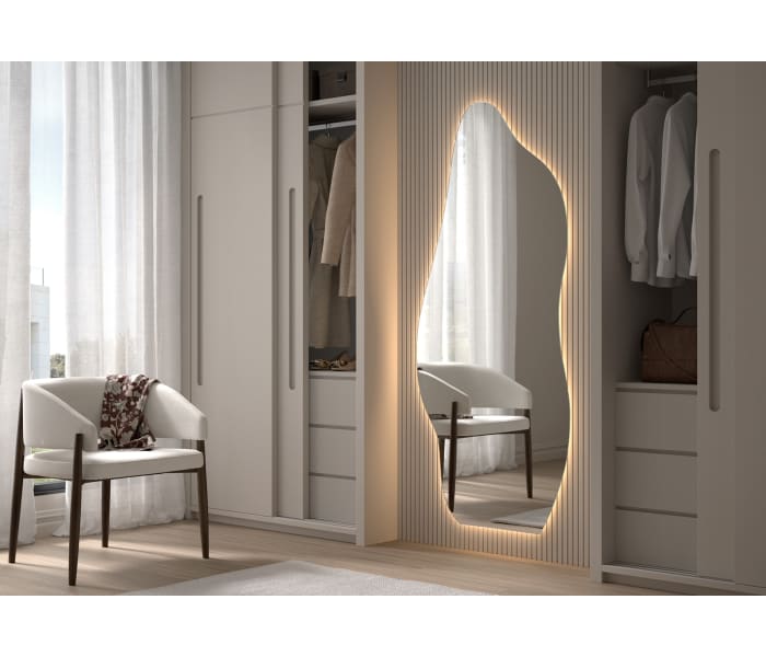 Espejo de baño con luz LED Bruntec Nature Ambiente 6