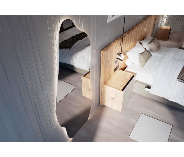 Espejo de baño con luz LED de Bruntec Nature Ambiente 3