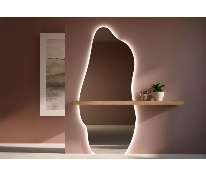Espejo de baño con luz LED de Bruntec Nature Principal 0