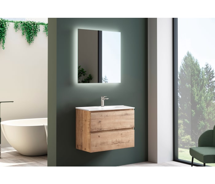 Conjunto mueble de baño fondo reducido 39 cm Bruntec Roma Principal 0