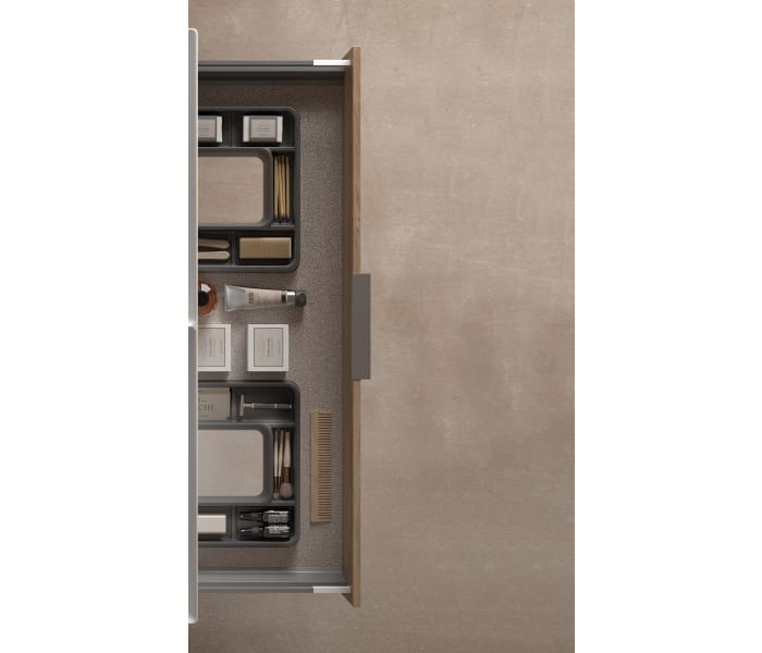 Mueble de baño con encimera de Microtec de Avila Dos Blanca Detalle 5