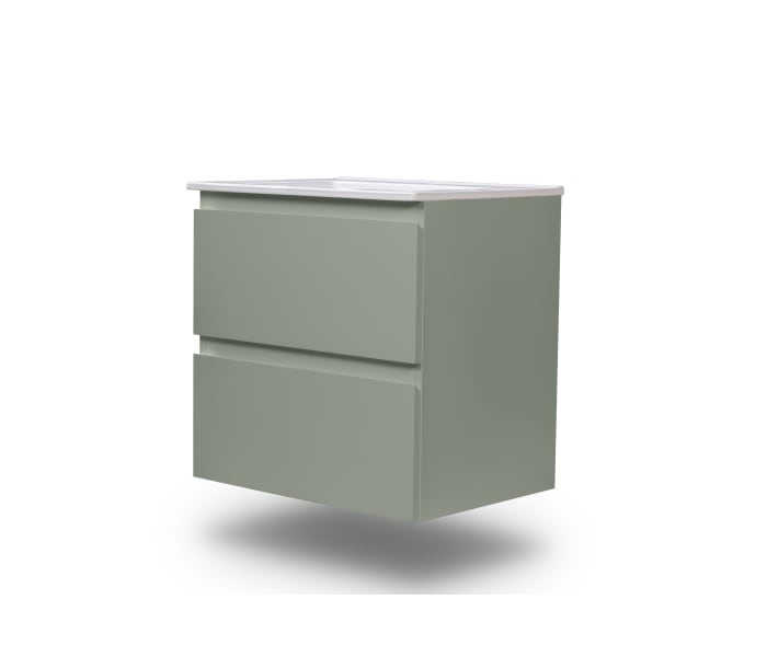 Conjunto de mueble de baño pequeño Bruntec Nivo 2 cajones suspendido Principal 4