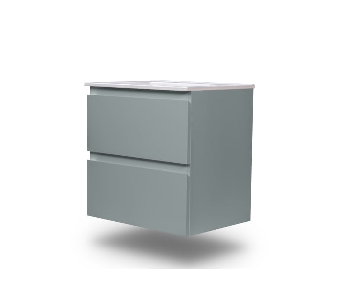 Conjunto de mueble de baño pequeño Bruntec Nivo 2 cajones suspendido Principal 2