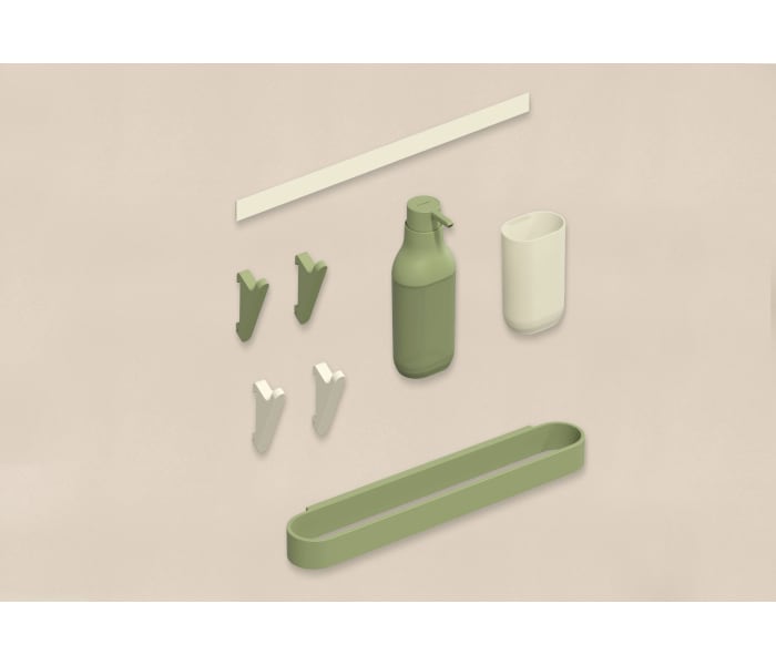 Set modular para cocina con guía a pared de Cosmic Alife Detalle 1