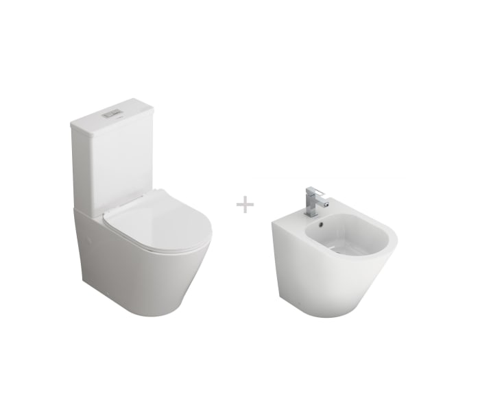 Pack inodoro compacto + bidé Fossil Natura Bolonia Principal 0