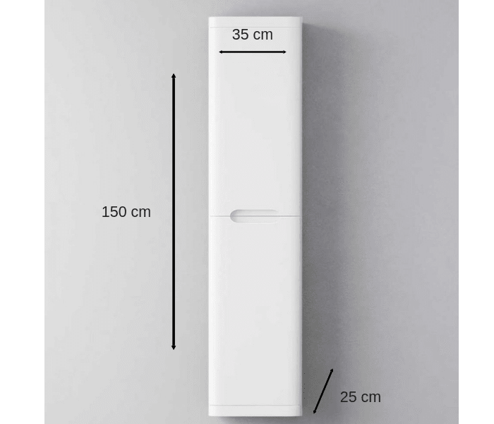 Columna de baño Avila Dos Loop Croquis 2