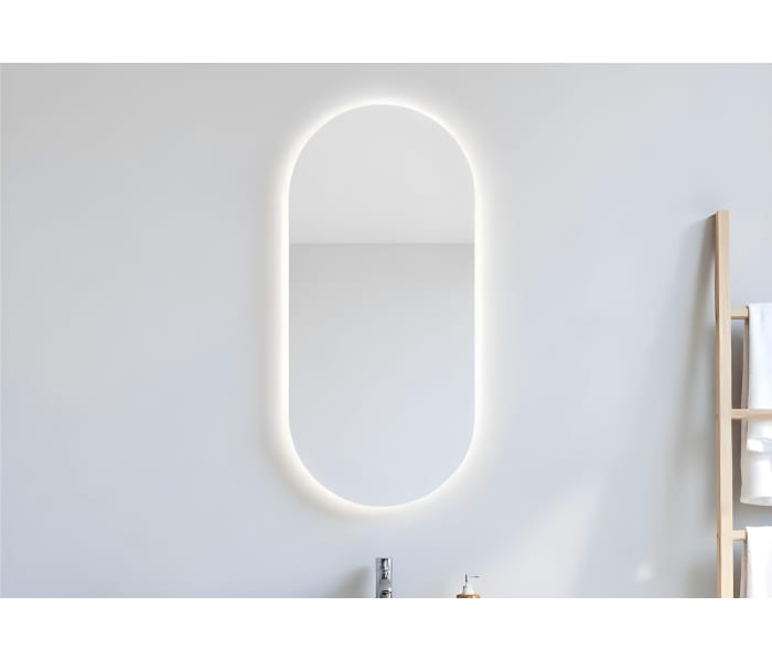 Espejo de baño con luz LED Bruntec Cápsula Ambiente 3