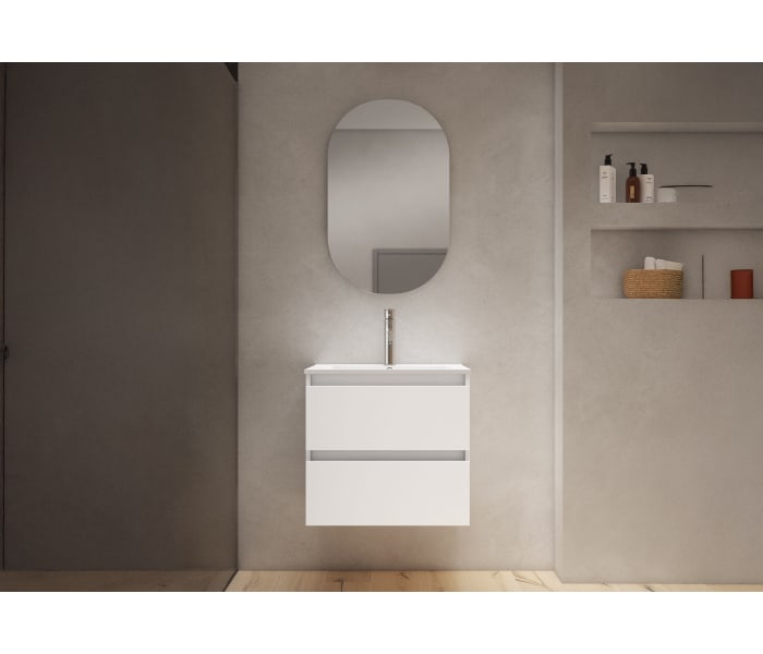 Conjunto mueble de baño fondo reducido 40 cm Viso Nido Principal 1