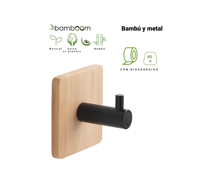 Conjunto de perchas de baño Gedy Juncos Detalle 1