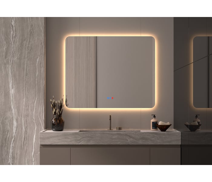 Espejo de baño con luz LED Bruntec Drako Principal 3