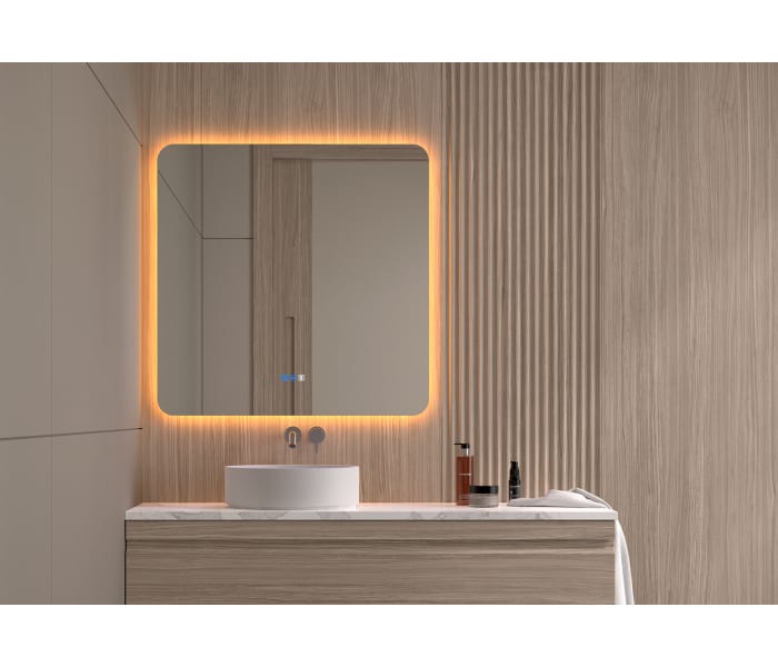 Espejo de baño con luz LED Bruntec Drako Detalle 6