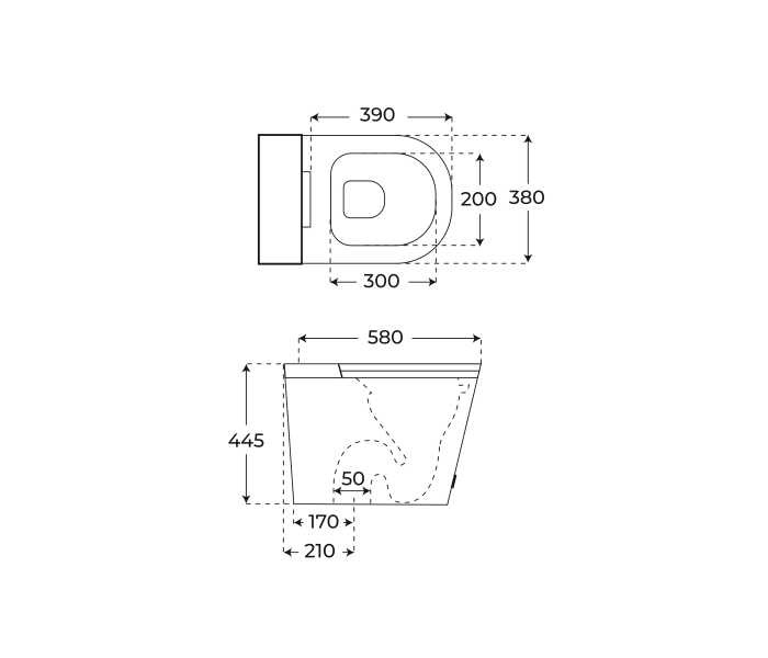 Inodoro inteligente Fossil Natura Aquila Croquis 8