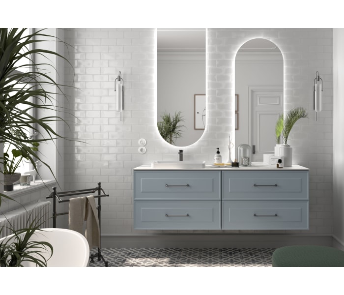 Mueble de baño con encimera  solid surface Salgar Renoir Principal 0