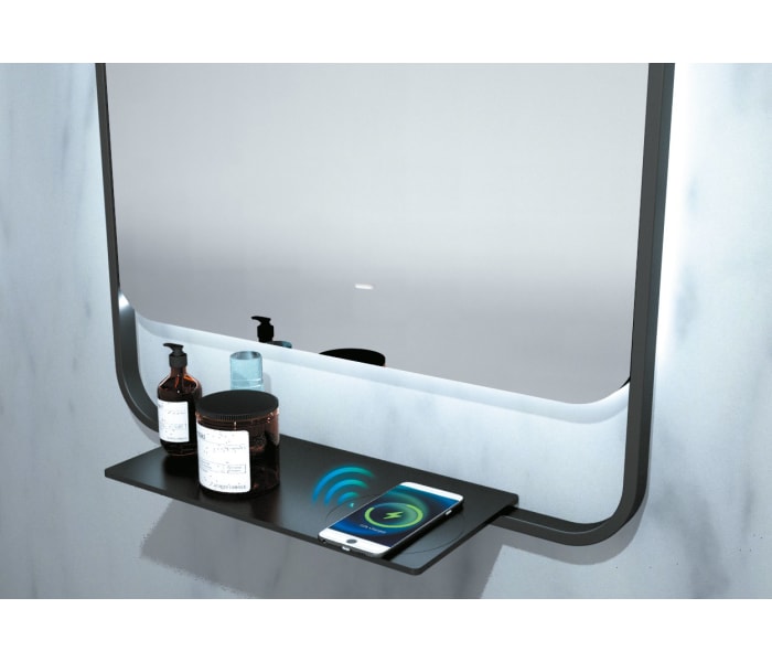 Espejo de baño con luz LED con cargador para móvil Ledimex Concept Detalle 1