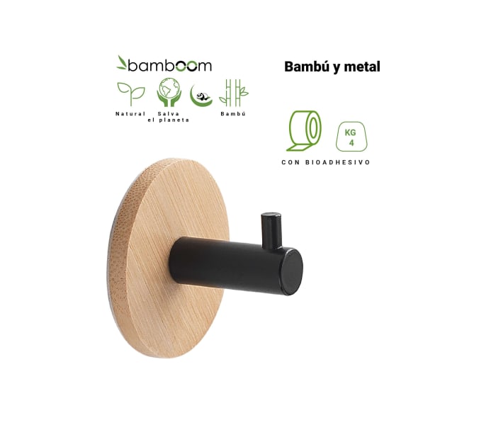 Conjunto de perchas de baño Gedy Juncos Detalle 1