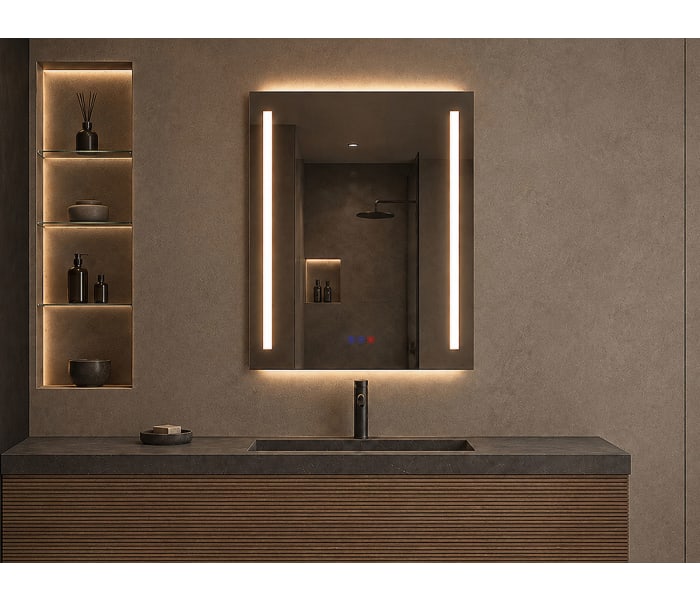 Espejo de baño con luz LED Bruntec Katrina Principal 2