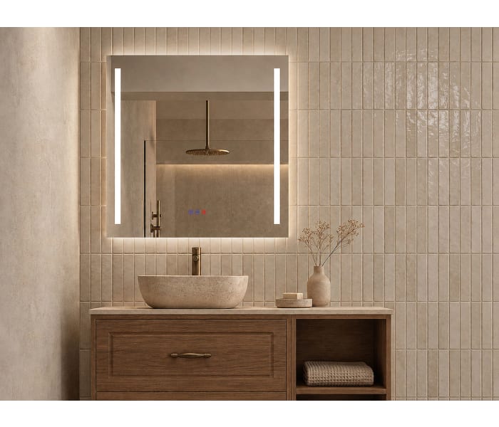 Espejo de baño con luz LED Bruntec Katrina Principal 3