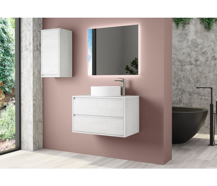 Mueble de baño con encimera de Solid Surface Bruntec Boston Principal 2