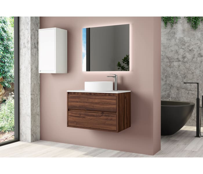 Mueble de baño con encimera de Solid Surface Bruntec Boston Principal 1