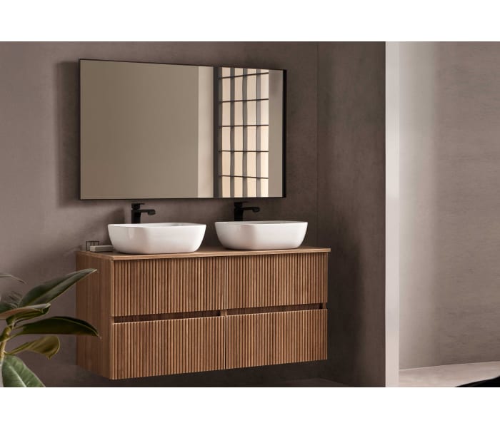 Conjunto mueble de baño con lavabo sobre encimera Sanchís Etna Principal 1