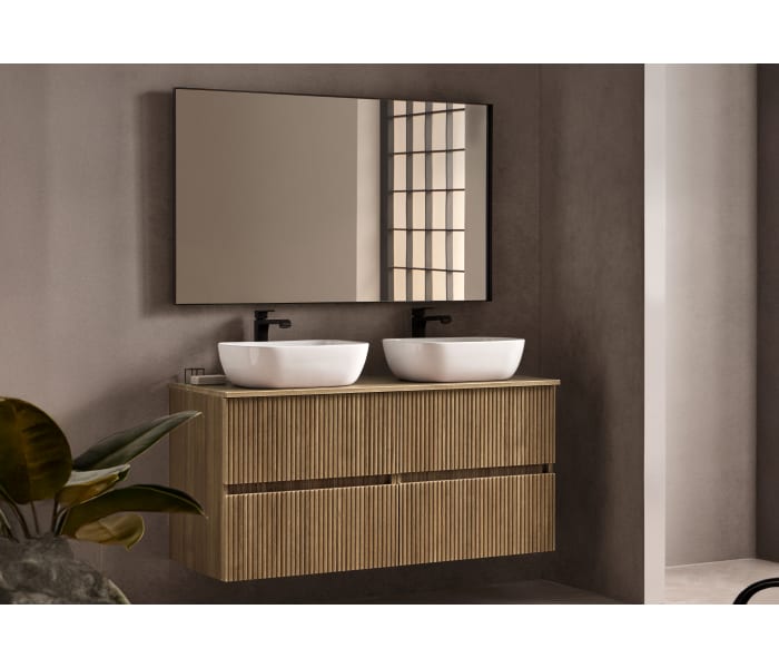 Conjunto mueble de baño con lavabo sobre encimera Sanchís Etna Principal 0