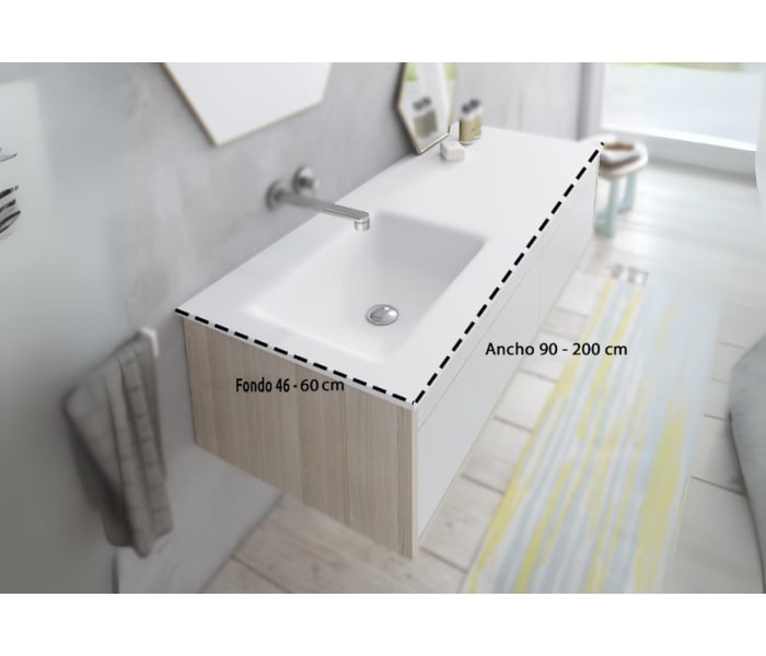 Lavabo encastrado Bruntec Italia Croquis 1