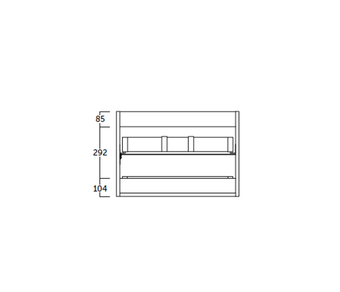 Mueble de baño Coycama Landes Croquis 7