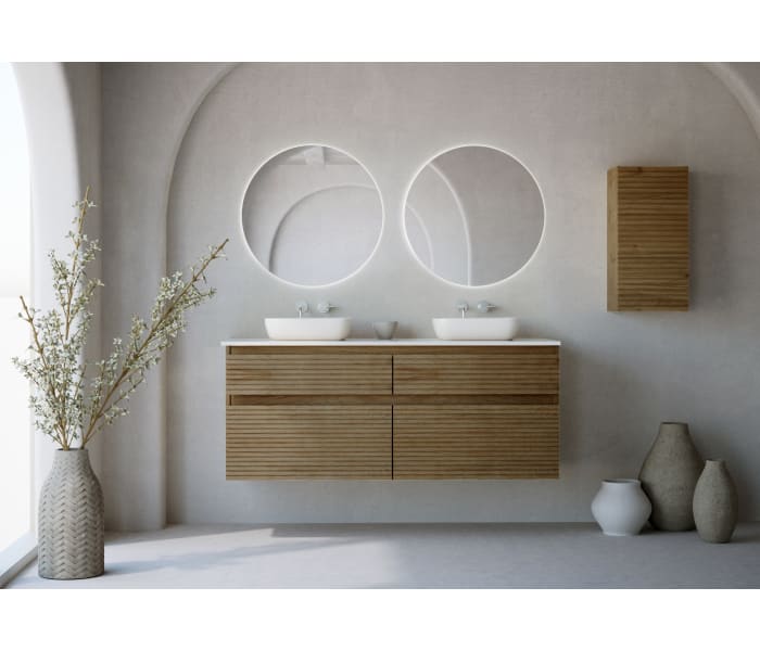 Mueble de baño con encimera de solid surface Bruntec Alpes 9 Principal 0