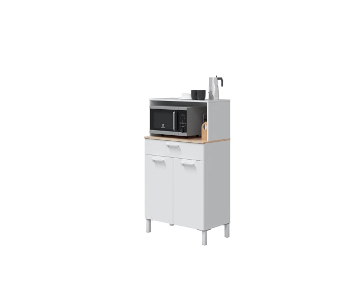 Auxiliar de cocina con encimera roble canadian Bruntec Fast Detalle 2