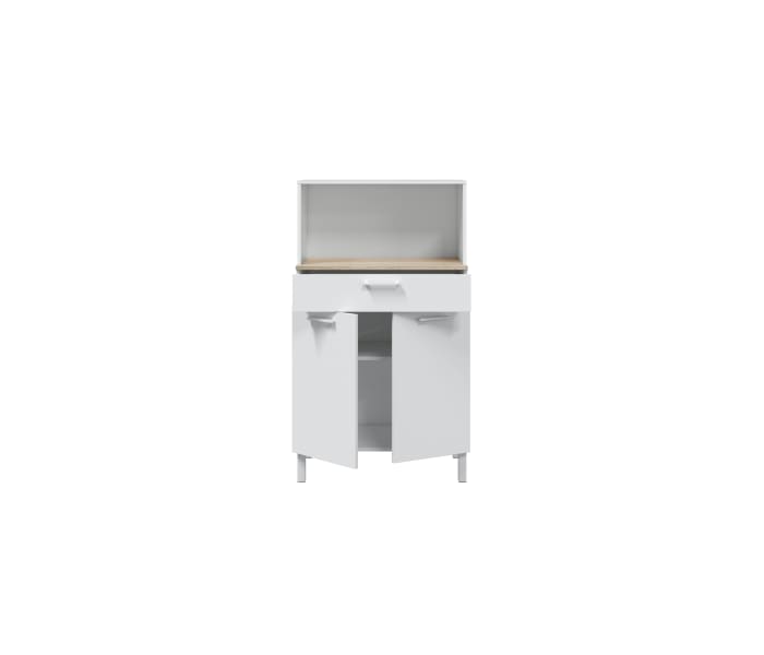 Auxiliar de cocina con encimera roble canadian Bruntec Fast Detalle 1